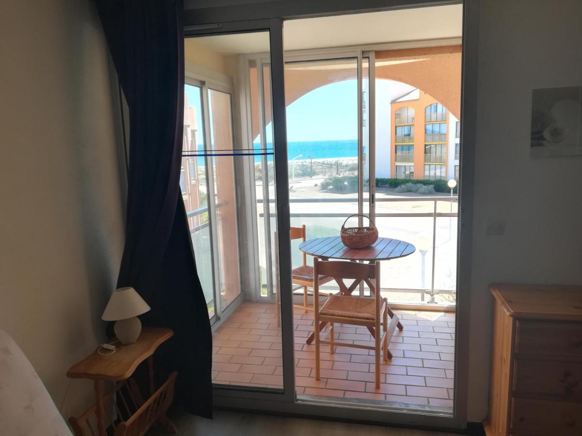 Cap De Mer - Vue Sur Mer - Une Chambre - Une Terrasse - Acces Direct Plage - Commerces A Proximites Le Barcares Ngoại thất bức ảnh