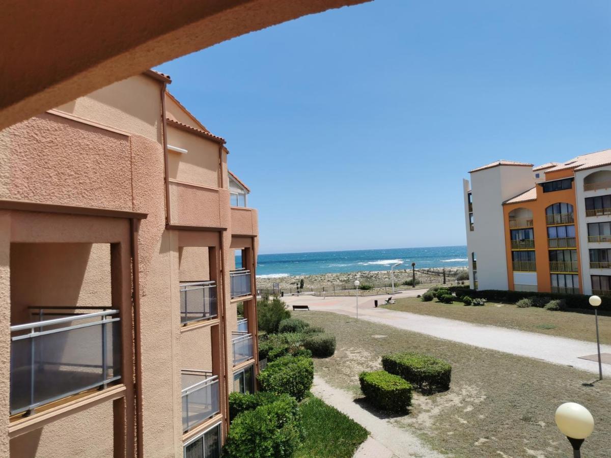 Cap De Mer - Vue Sur Mer - Une Chambre - Une Terrasse - Acces Direct Plage - Commerces A Proximites Le Barcares Ngoại thất bức ảnh